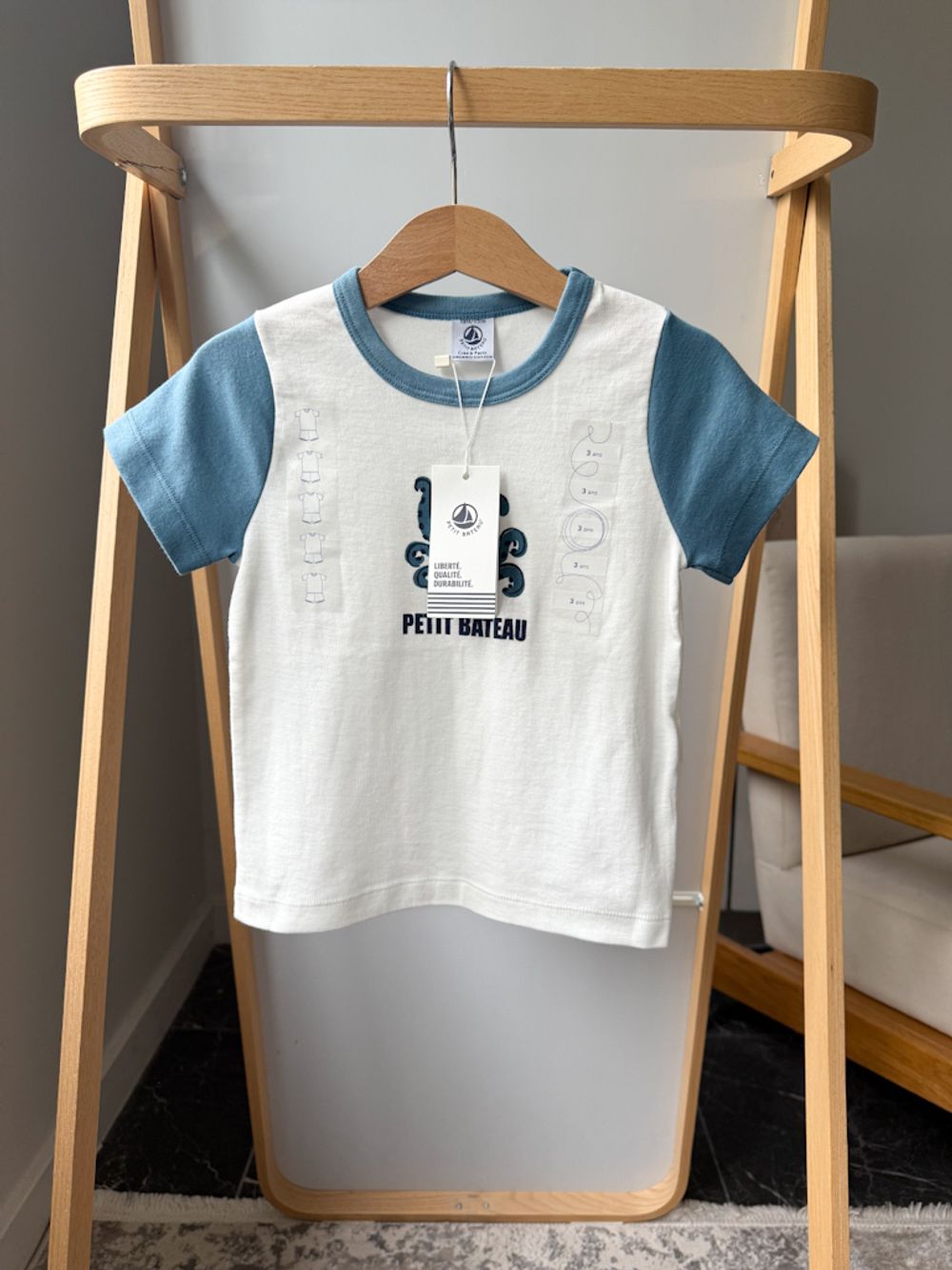 Хлопковая футболка Petit Bateau , 98