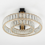 Citilux PALANT CL325152 LED Люстра хрустальная Чёрный+Бронза