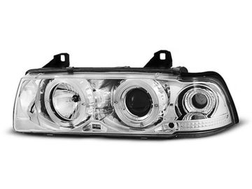 Фары передние ANGEL EYES CHROME для BMW E36 12.90-08.99 C/C