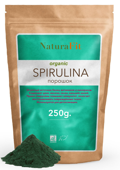 Спирулина Органик в порошке 250 грамм