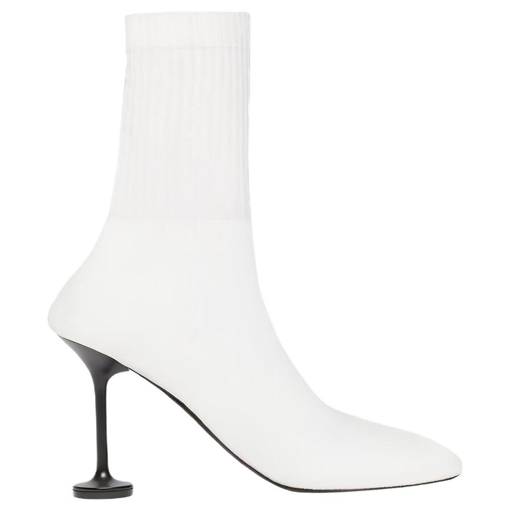 Adidas Originals x Balenciaga Fabric Ankle Boots 9cm Women"s White