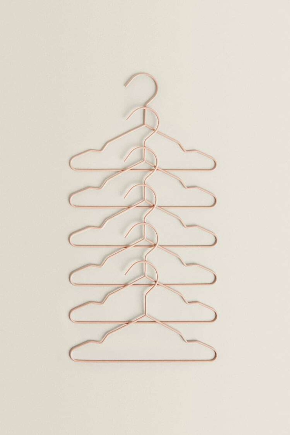ZARA HOME ДЕТСКАЯ ВЕШАЛКА (НАБОР ИЗ 6 ШТ.) РОЗОВЫЙ