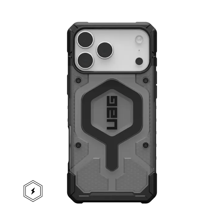 UAG Pathfinder Clear with MagSafe Series Case for Apple iPhone 17 Pro Max Ash/Black (Чёрный)