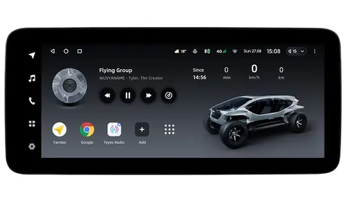 Магнитола для BMW X3 F25 2010-2012 CIC - Teyes LUX ONE ROUND монитор 12.3" 2K QLED на Android 10, Быстрая, CarPlay, 4G SIM-слот