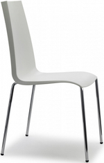 Стул пластиковый Scab Design Mannequin 4 legs, хром, лен