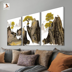Картина karTTina "ОЛЕНИ НА УТЁСЕ", 150 см х 70 см