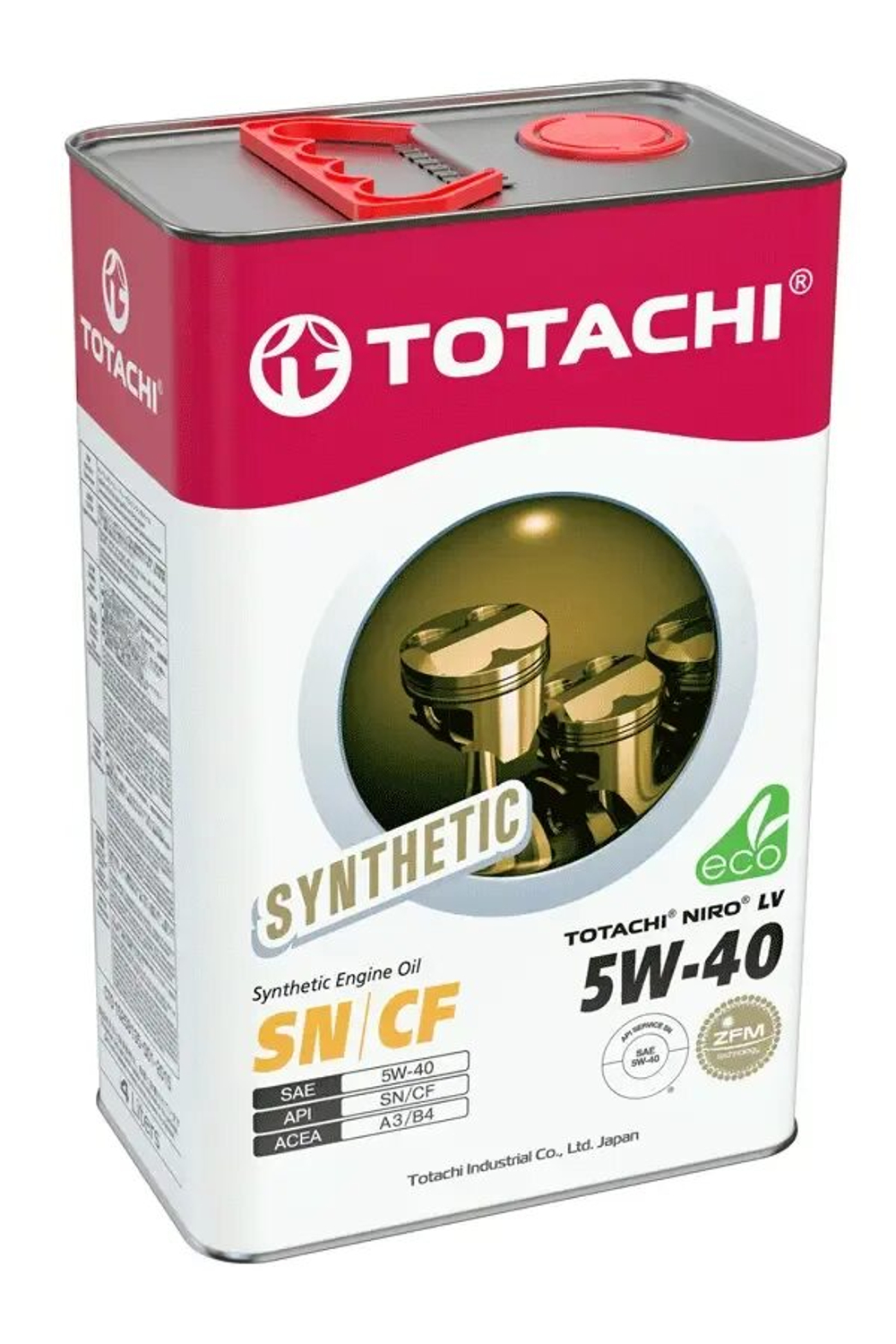 TOTACHI NIRO LV SN/CF 5W40 МАСЛО МОТОРНОЕ 4Л
