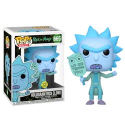 Funko POP! Rick and Morty: Hologram Rick Clone (GW Exc) (665)