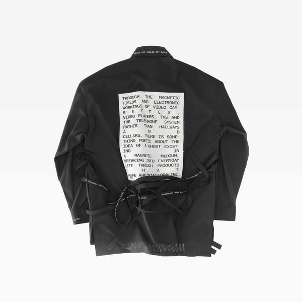 Рубашка Futureisnown Electrosmog Protected shirt Черная - фото 5