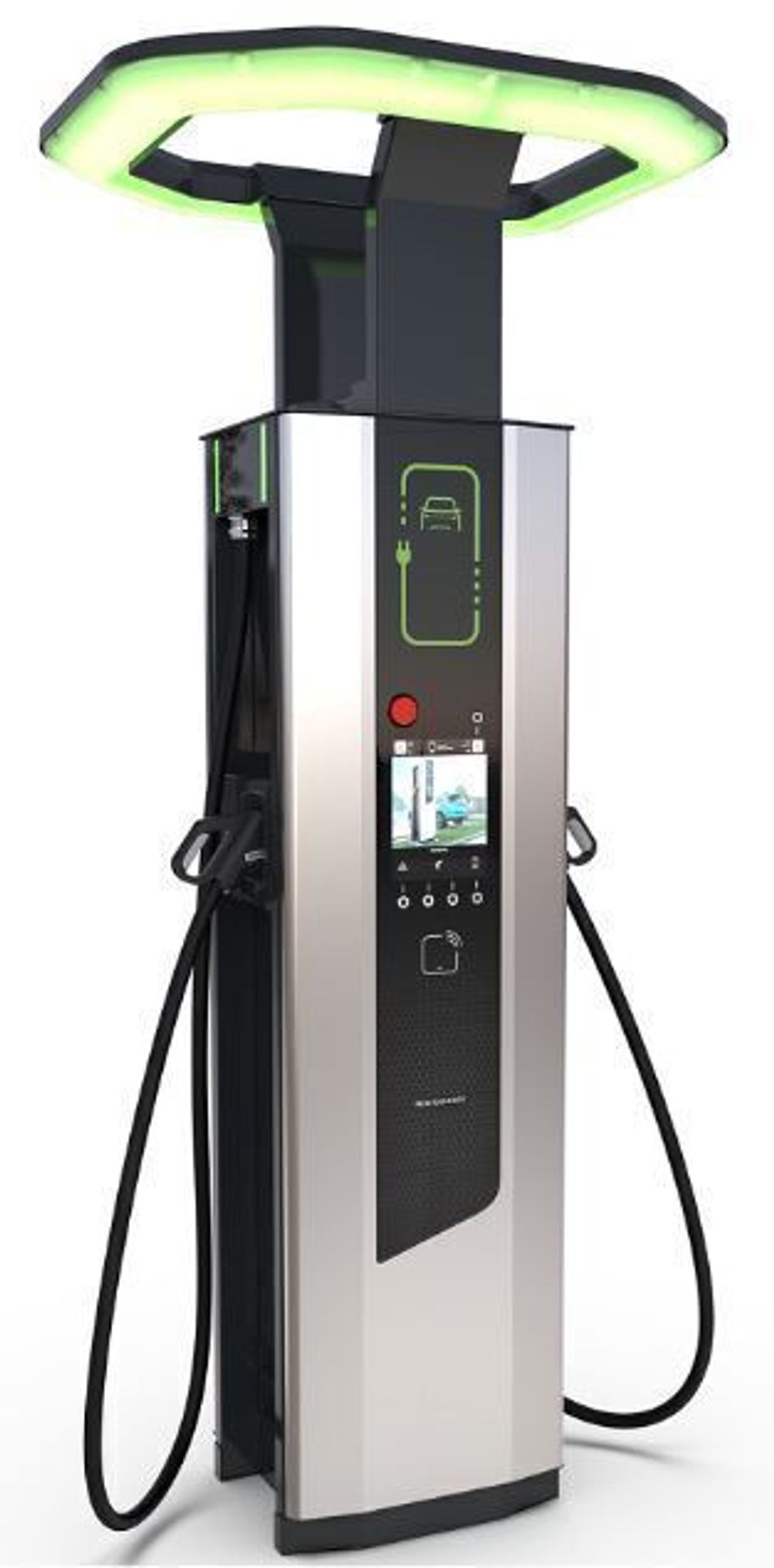 Зарядная станция Стрим Электро EC.A CHAdeMO + GBT + Люстра, 160 кВт