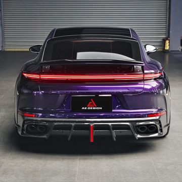 Диффузор заднего бампера AE Design Porsche Panamera 2024+ карбон