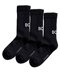 Теннисные носки Björn Borg Crew 3P - черный