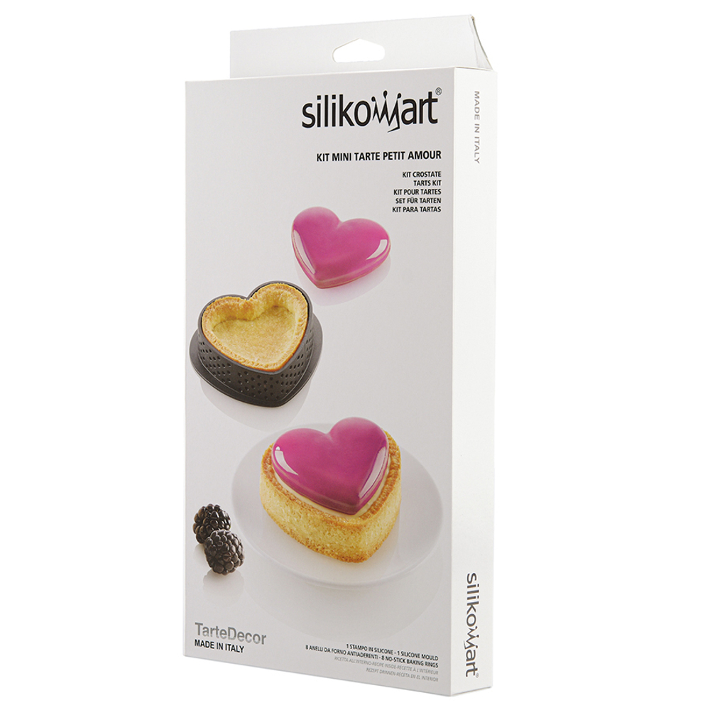 Набор для приготовления пирожных mini tarte petit amour силиконовая