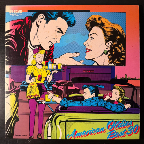 Сборник American Oldies Best 30 2LP (Япония 1977г.)