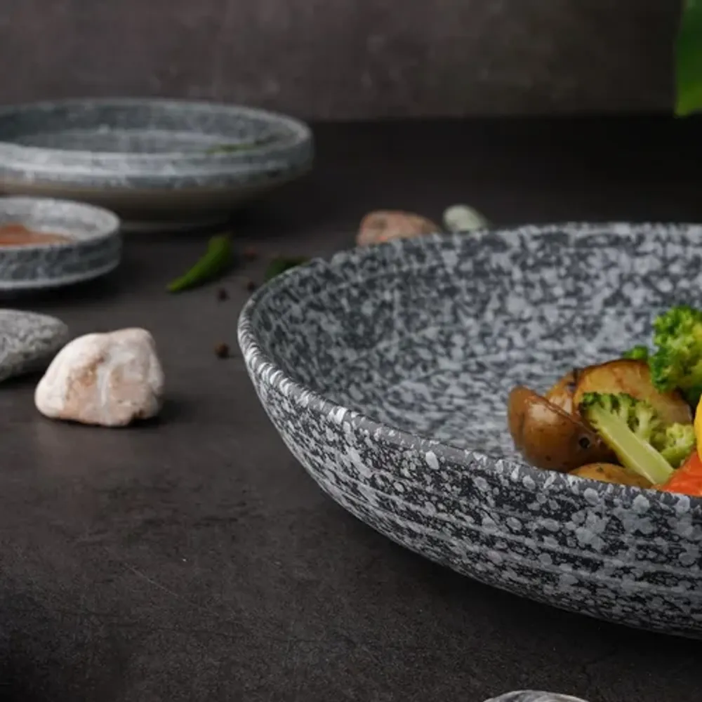 Салатник 1200 мл d 25 см h4,5 см Stone Untouched Taiga P.L. Proff Cuisine [1]