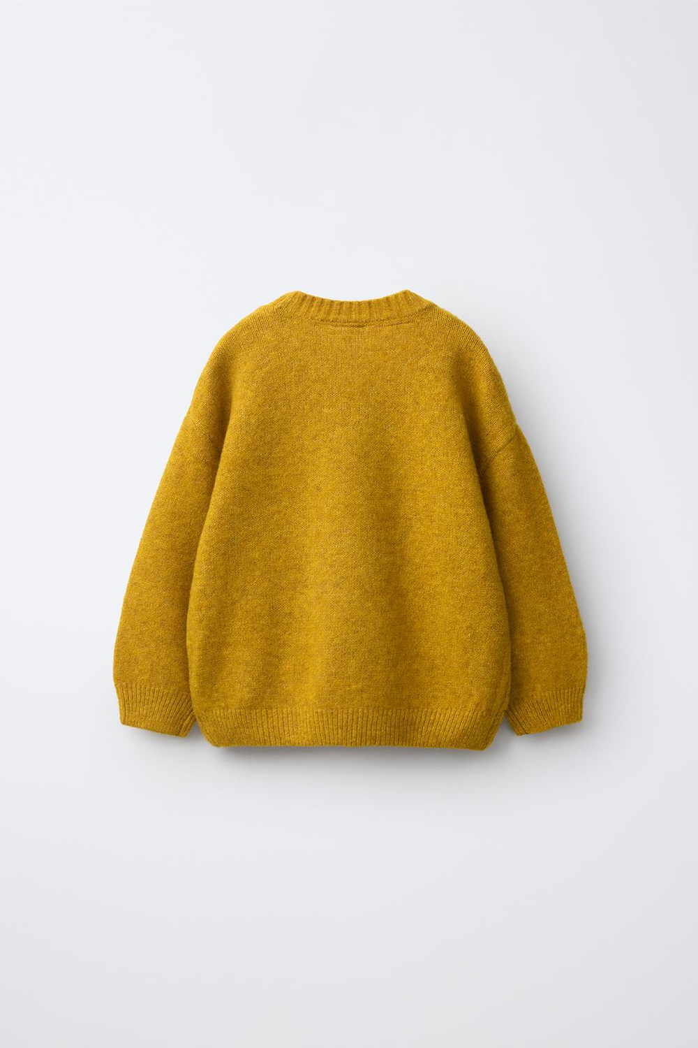 ZARA ТРИКОТАЖНЫЙ СВИТЕР SOFT TOUCH С ПРИНТОМ PADDINGTON™, ГОРЧИЧНЫЙ