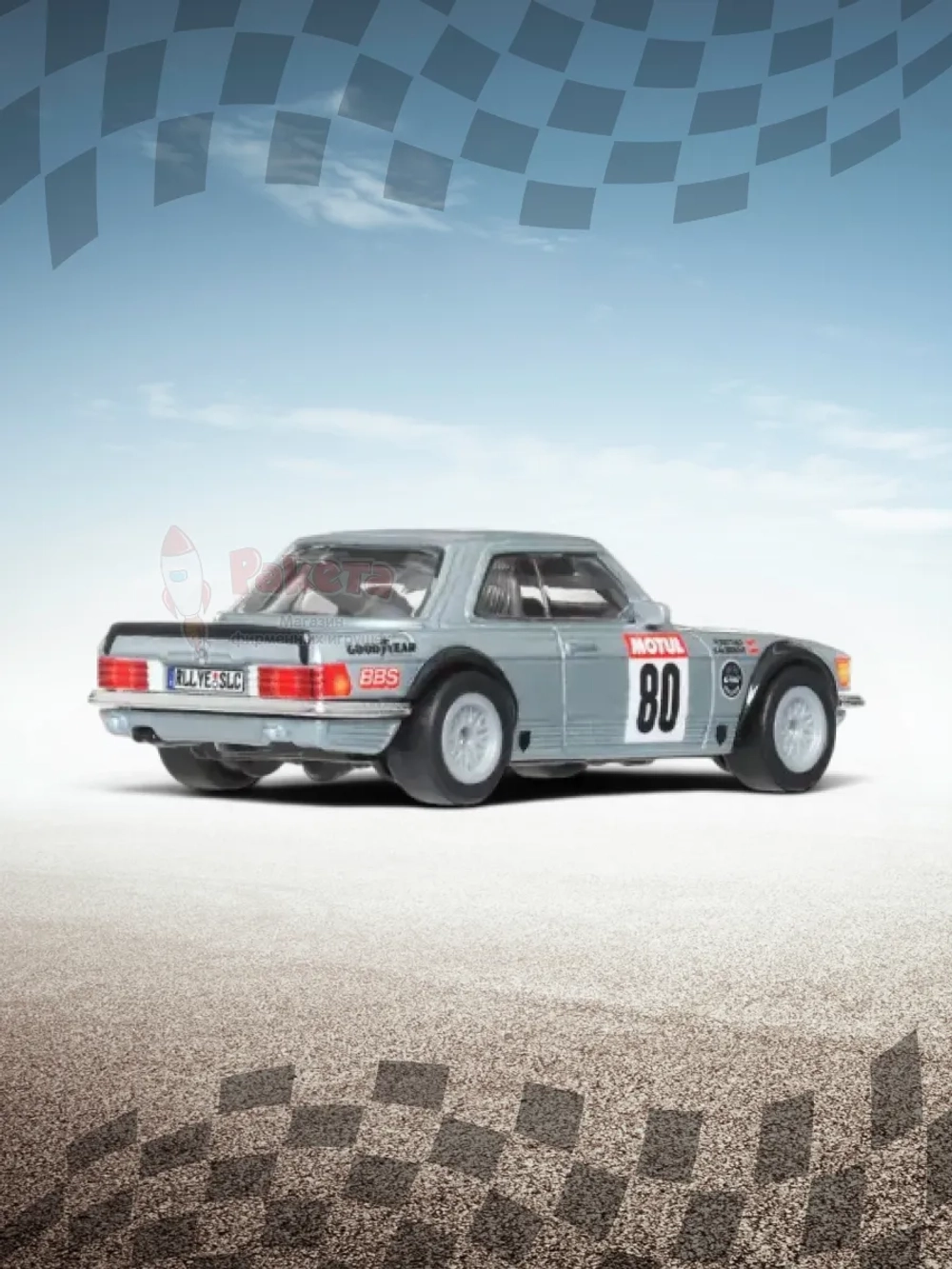 Машинка Хот Вилс Премиум Mercedes Benz 500 GJT68 HRT63