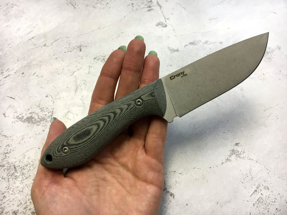 Шкуросъёмный нож Crony, N.C. Custom
