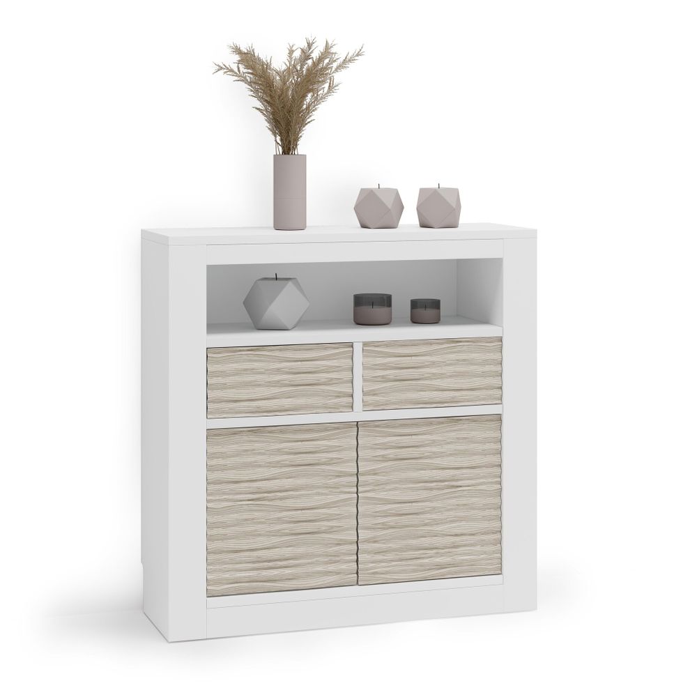 Узкая тумба Nora 3048.5 Blanco mate/Artico Disemobel Узкая тумба Nora 3048.5 Blanco mate/Artico Disemobel