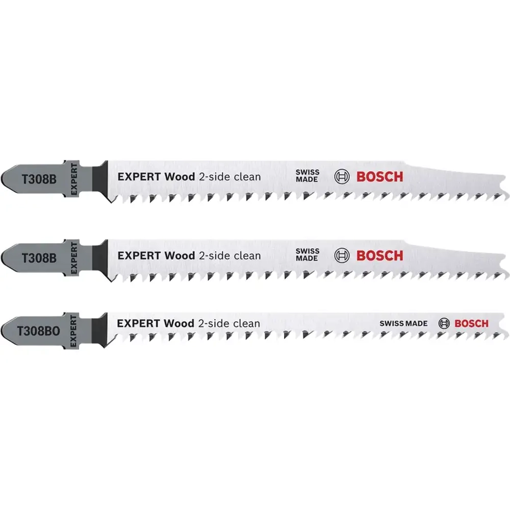 Пилки для лобзика по дереву T308B/ T308BO Wood Expert BOSCH 2608900559