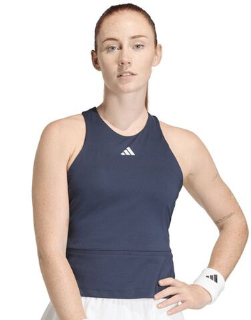 Женский топ теннисный Adidas Midi Y-Tank - legend ink