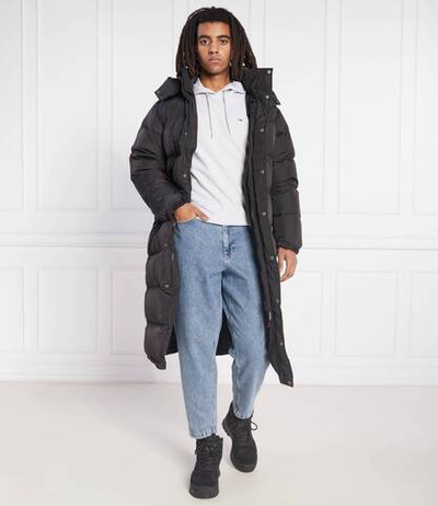 Худи waffle Tommy Jeans - серый(DM0DM15040)