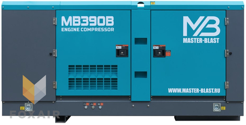 Винтовой дизельный компрессор Master Blast MB450B-7