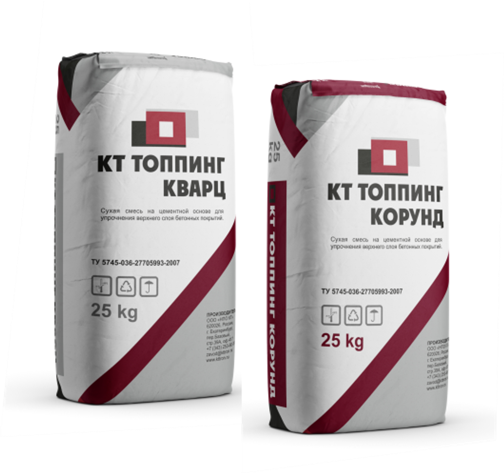 КТтоппинг (сухая смесь для упрочнения верхнего слоя бетонных покрытий)