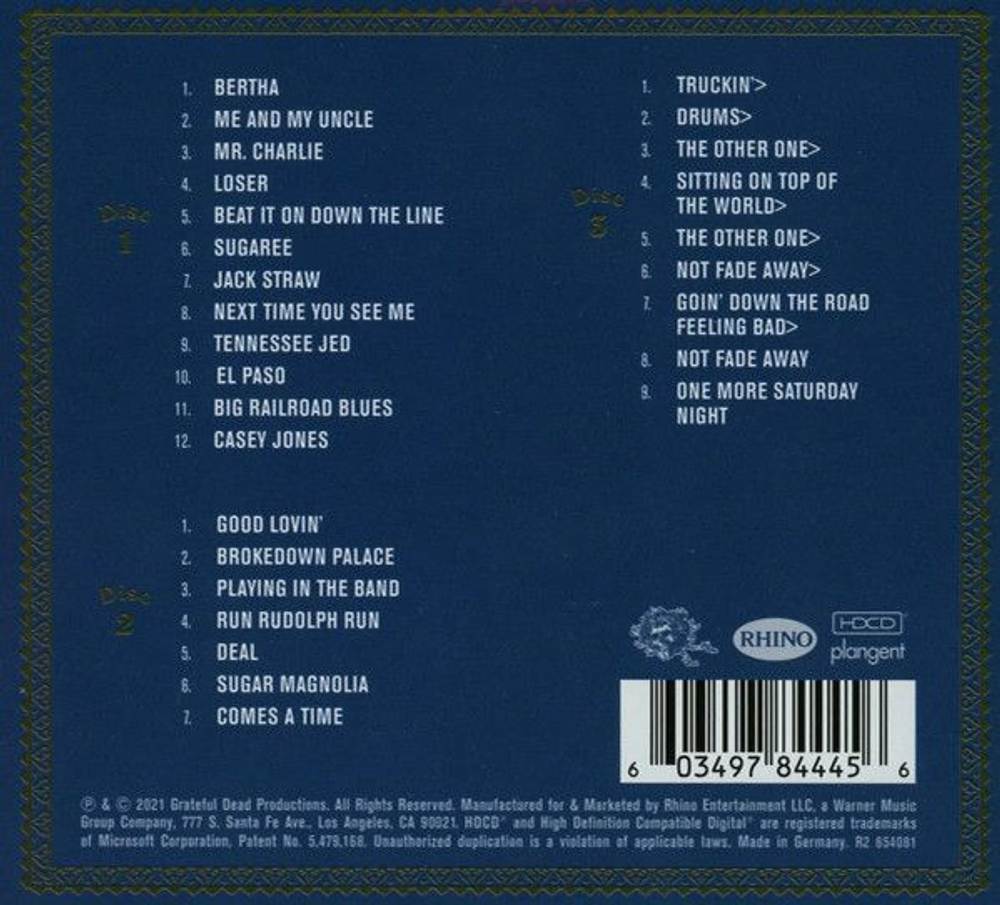 The Grateful Dead — Fox Theatre, St. Louis, Mo (CD)