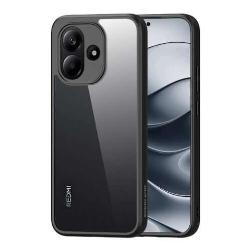 Чехол прозрачный с черными рамками для Xiaomi Redmi Note 17 4G, серия Aimo Series Case от Dux Ducis