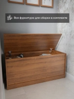 Тумба с откидной крышкой орех экко ТУМБА-ОТКИД-100-СМ-4