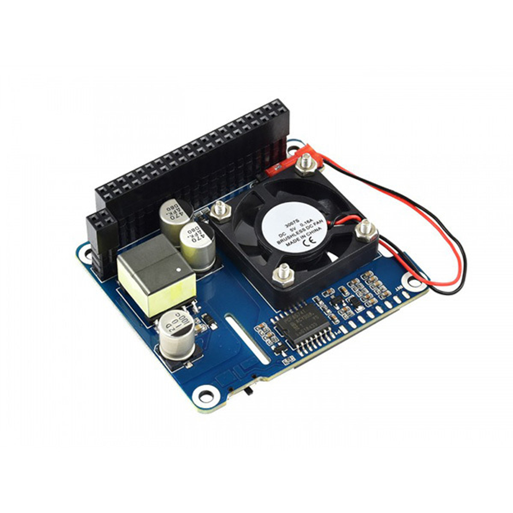 Плата Power over Ethernet HAT (B) for Raspberry Pi Waveshare