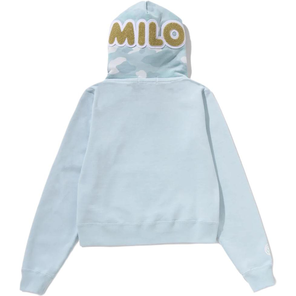 A Bathing Ape Bathing Ape Sweatshirts Cardigan Cotton Moderate No Fleece Lined Regular Sleeve Zip Closure 2m30 215 301 синий