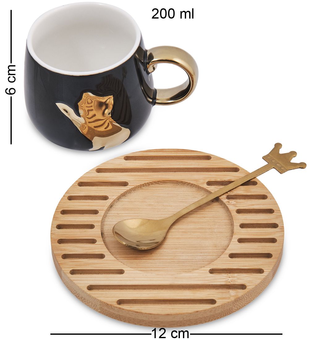 GAEM Art MUG-414/4 Чайная пара «Кошечка»