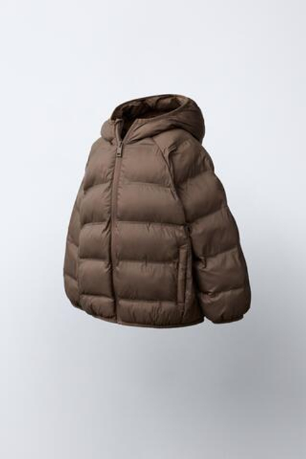 ZARA ЛЕГКАЯ КУРТКА WATER REPELLENT, КОРИЧНЕВЫЙ