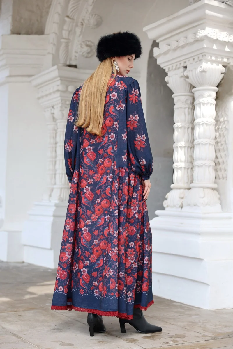 Dress “Knyaginya-2. Bullfinches”