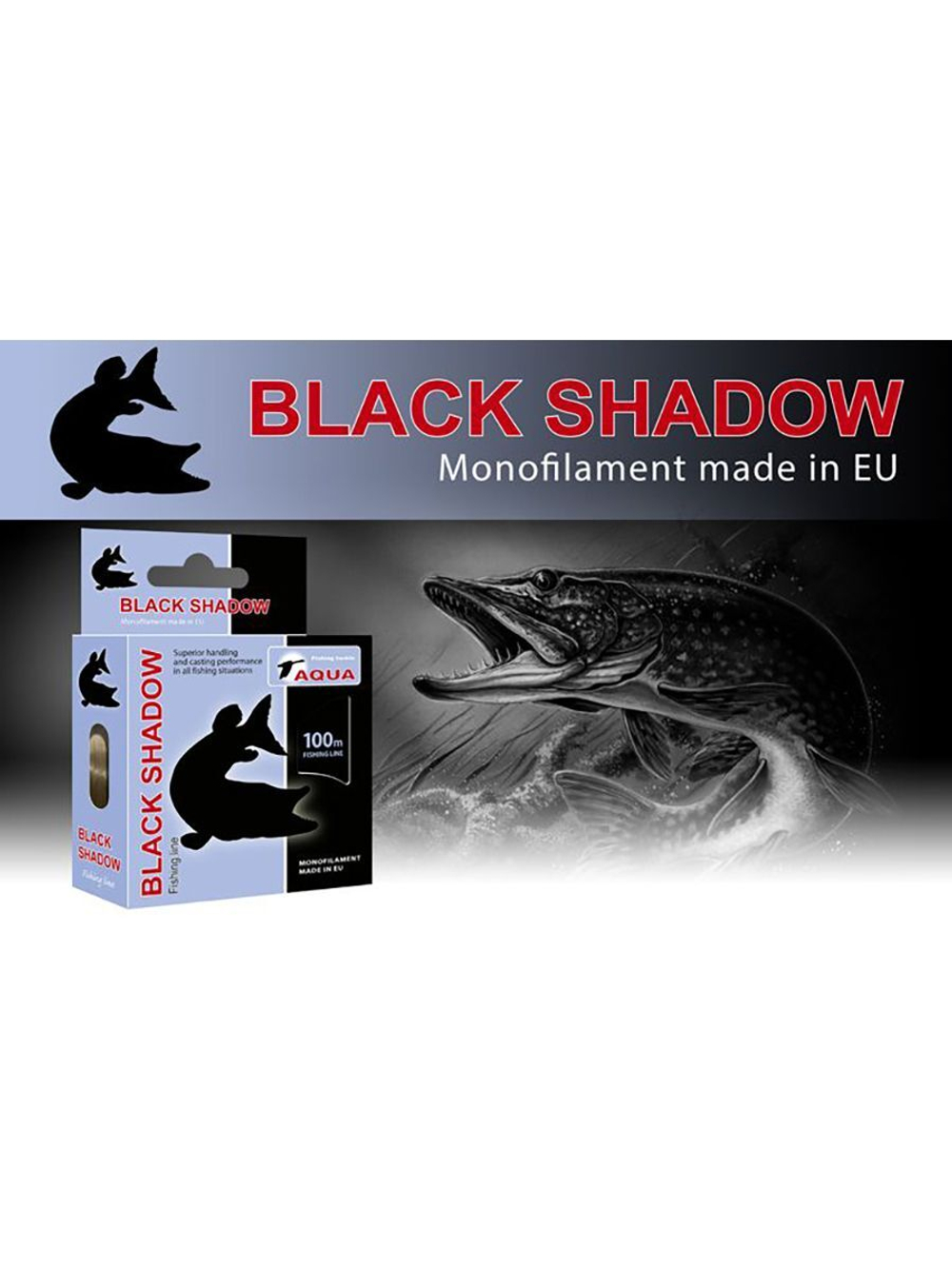 леска рыболовная Black Shadow 0,20mm 100m ( 6 штук )