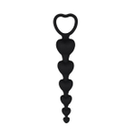Анальные бусы Elite Lover's Beads (Цвет: черный)