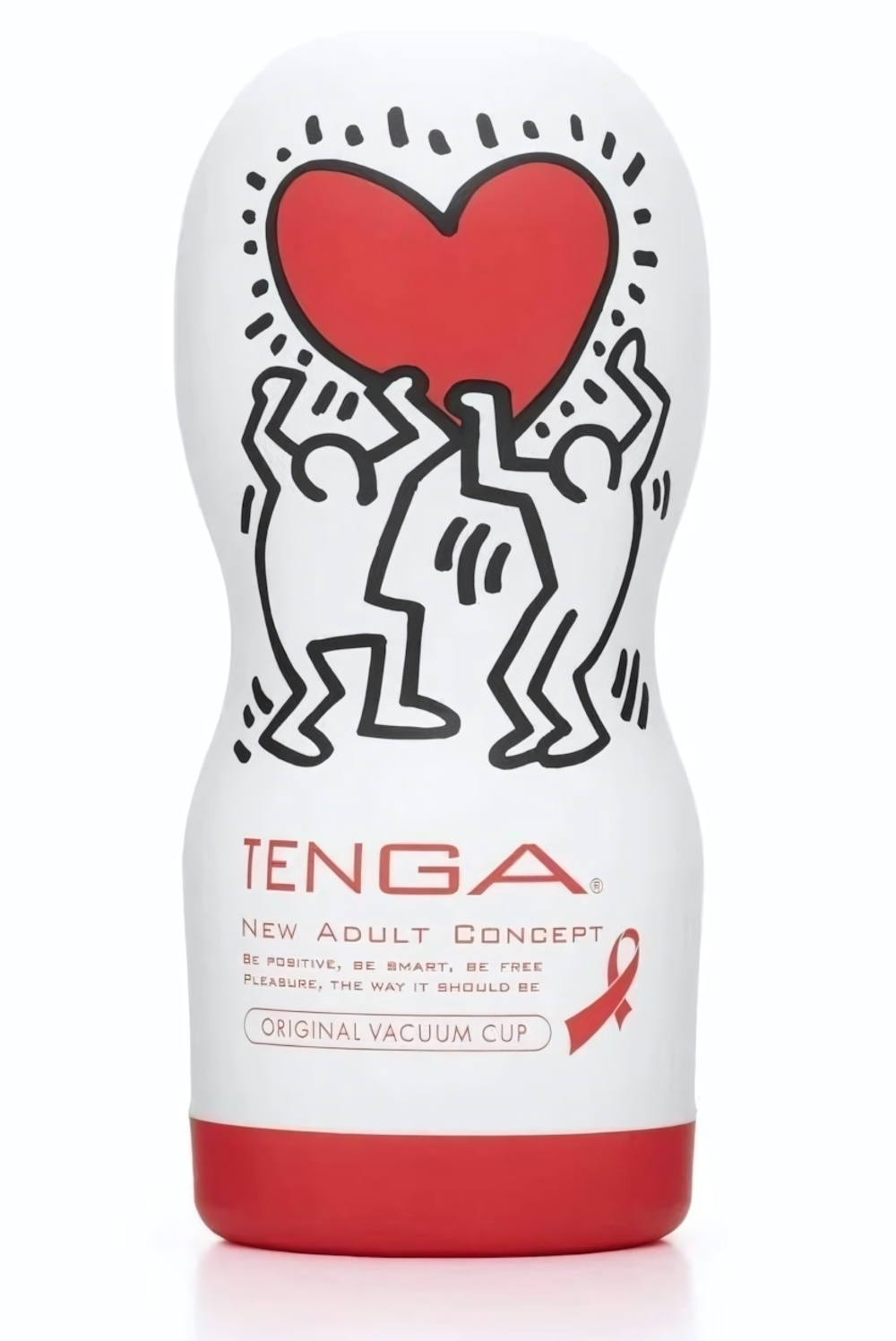 Мастурбатор Keith Haring Cup Deep Throat (Цвет: белый)