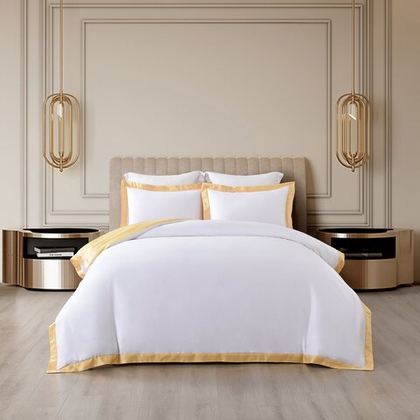 Постельное белье 2 спальное евро Luxe Dream Sensa Pure White T1037E