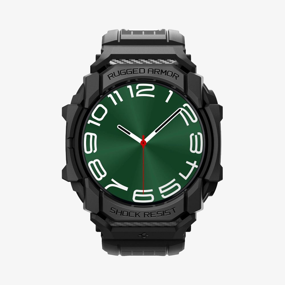 Ремешок с чехлом Spigen Rugged Armor Pro для Galaxy Watch Ultra 47 мм Matte Black