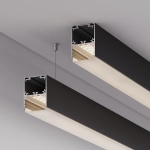 Профиль SL-LINE-4050-3L-2000 ANOD BLACK (Arlight, Алюминий)