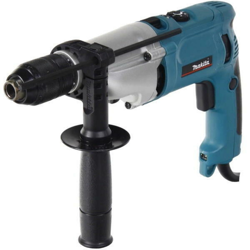Эл. дрель Makita HP 2071F (1010Вт, БЗП 13мм, 2скор., 1,4кг, подсветка, кейс)