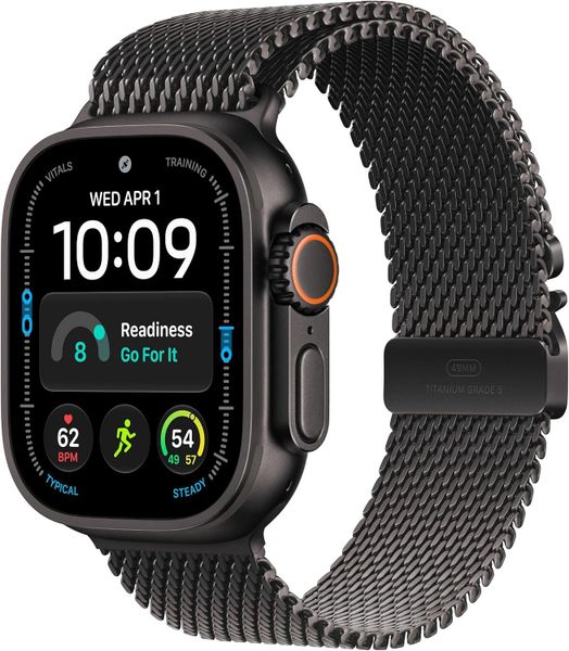 Умные часы Apple Watch Ultra 4 49 мм Black Titanium Case with Milanese Loop (S) Черный | Black