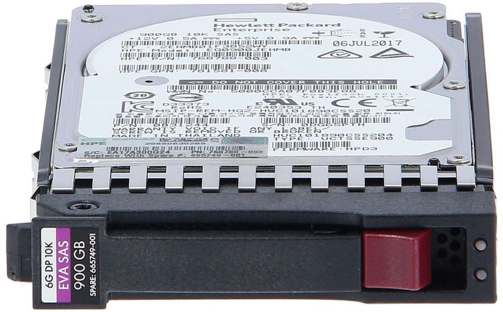 Жесткий диск HP 900GB 2.5" 10K DP SAS 6GB/S 665749-001