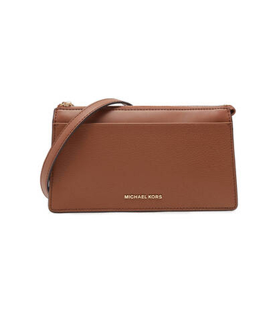 Кожаная сумка-мессенджер Michael Kors - коричневый(32H3G8EC7L)