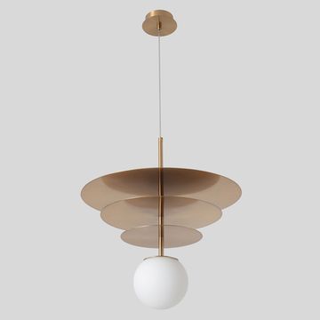 Подвесной светильник 1*Е14 UVA SP1.3 BRASS латунь Crystal Lux