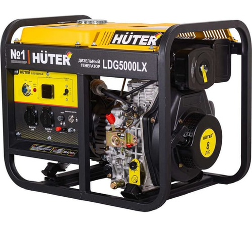 Электрогенератор дизельный Huter LDG 5000LX 64/2/7