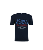 футболка back logo embroidery Tommy Hilfiger - темно-синий(KB0KB07789)