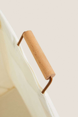 ZARA HOME СКЛАДНАЯ КОРЗИНА ДЛЯ БЕЛЬЯ, РАЗНОЦВЕТНЫЙ